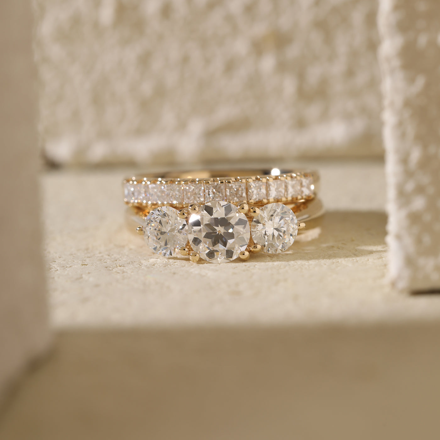 Laboratory synthetic old Oche ring