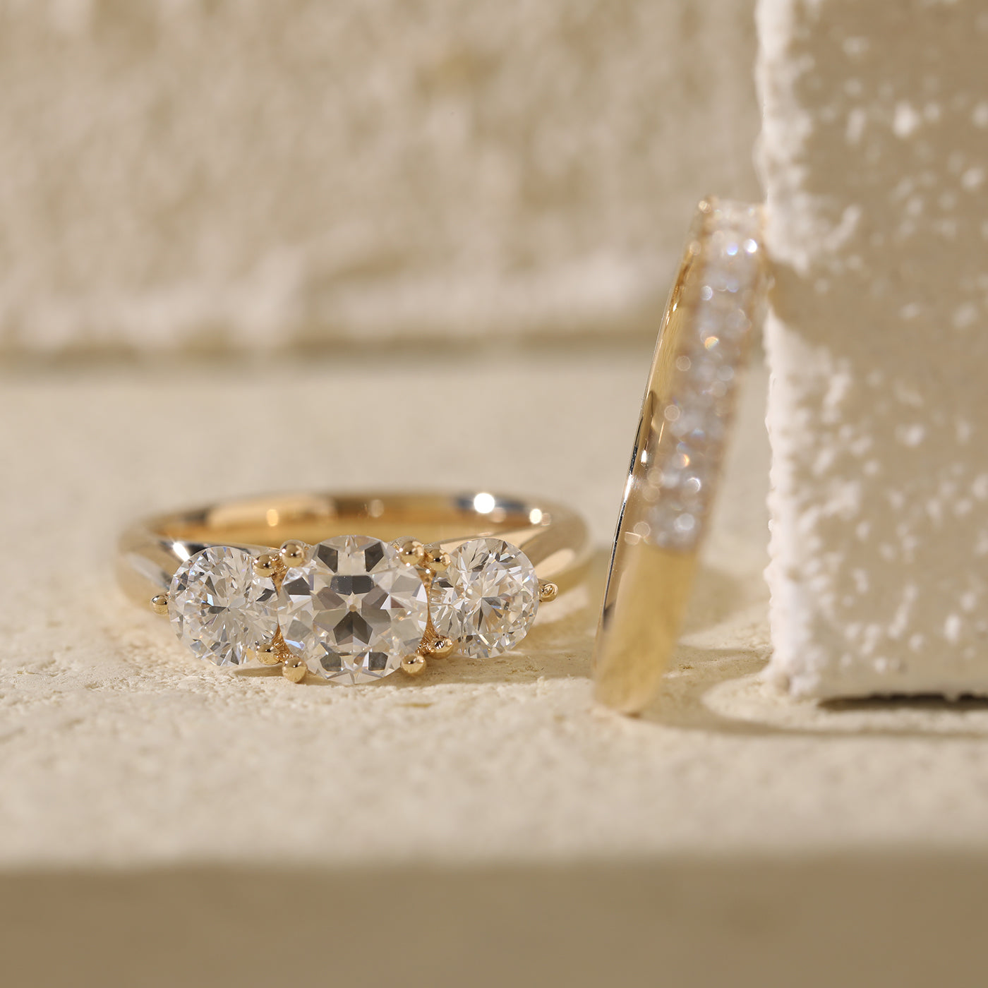 Laboratory synthetic old Oche ring